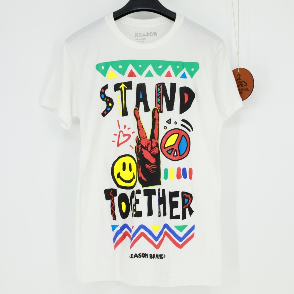 REASON SHORT SLEEVE WE STAND TOGETHER T-SHIRT
